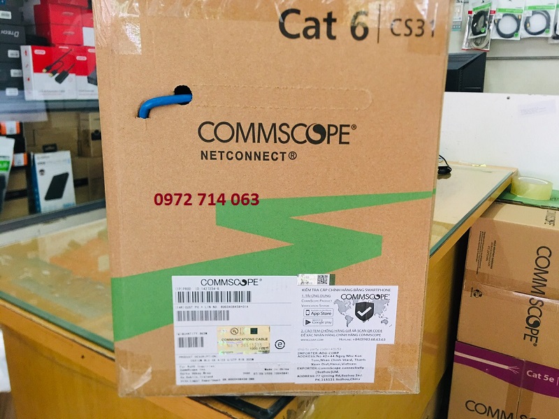 Cáp mạng Commscope CAT6E UTP